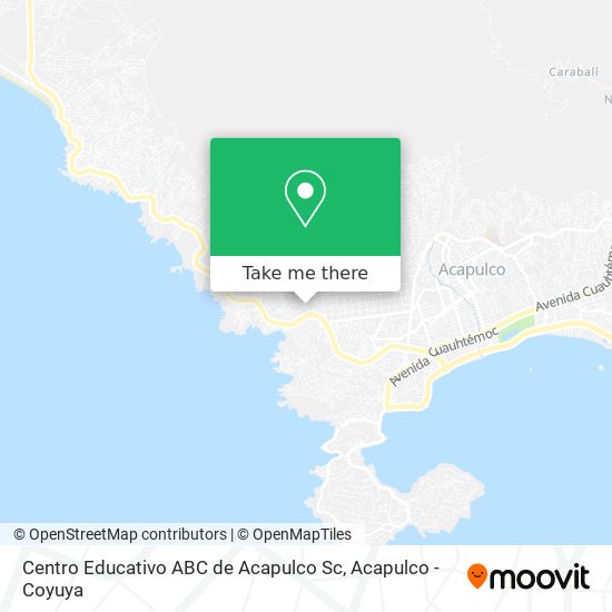 Centro Educativo ABC de Acapulco Sc map