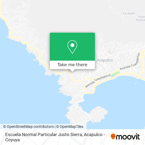 Escuela Normal Particular Justo Sierra map