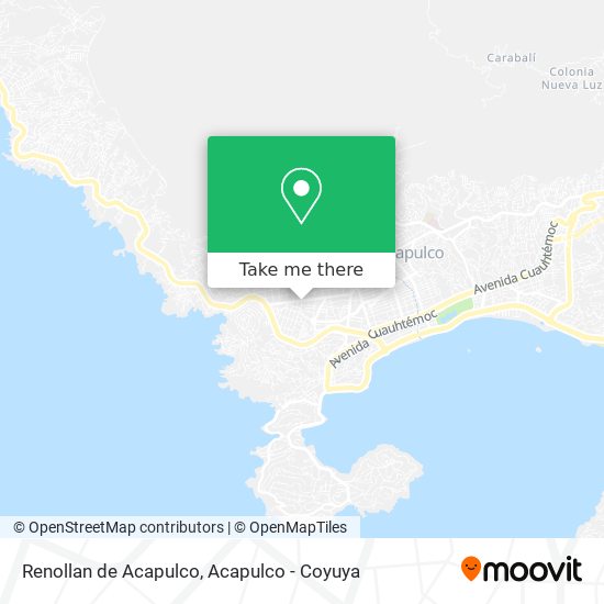 Renollan de Acapulco map