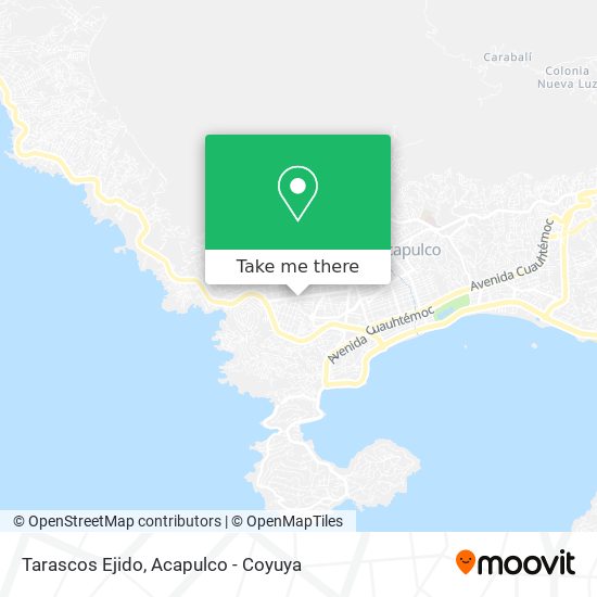 How to get to Tarascos Ejido in Acapulco De Juárez by Bus?