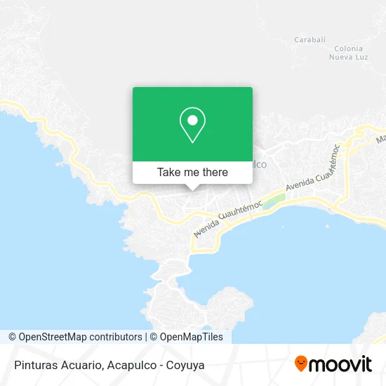 Pinturas Acuario map
