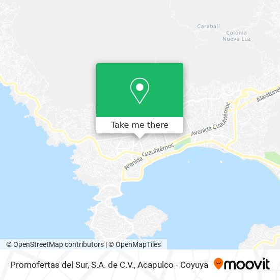 Promofertas del Sur, S.A. de C.V. map