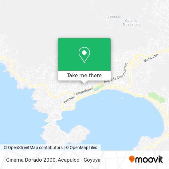 Cinema Dorado 2000 map