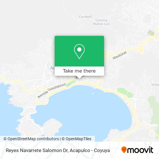 Reyes Navarrete Salomon Dr map