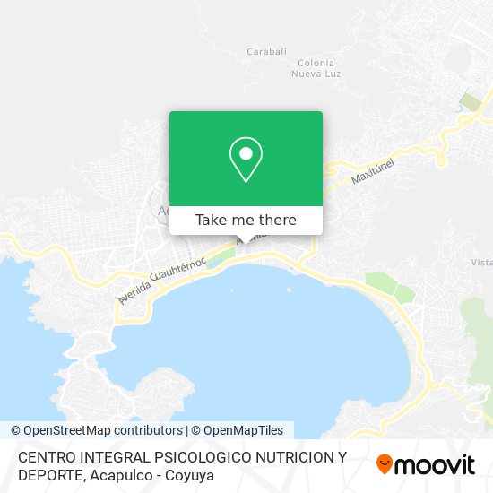 CENTRO INTEGRAL PSICOLOGICO NUTRICION Y DEPORTE map