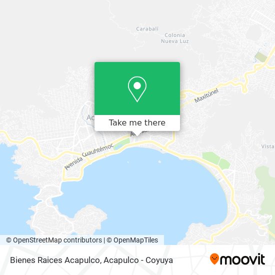 Mapa de Bienes Raices Acapulco