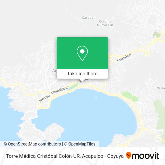 Mapa de Torre Médica Cristóbal Colón-UR