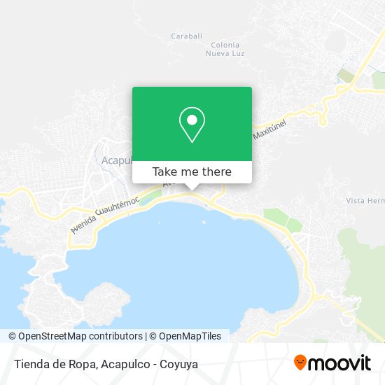 Tienda de Ropa map