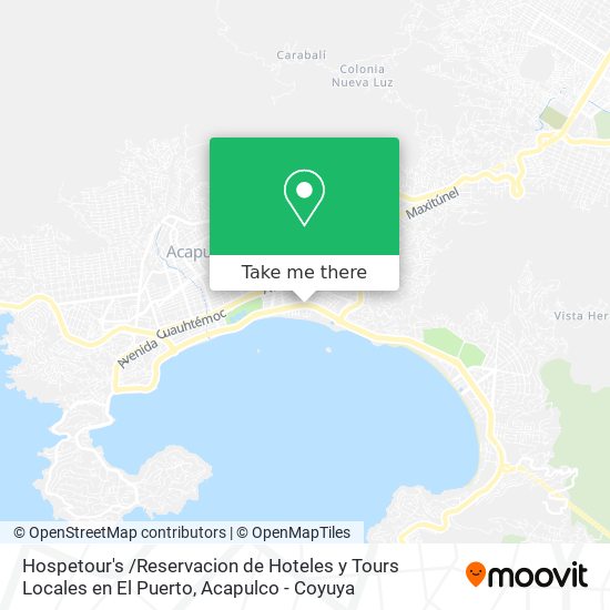 Mapa de Hospetour's /Reservacion de Hoteles y Tours Locales en El Puerto