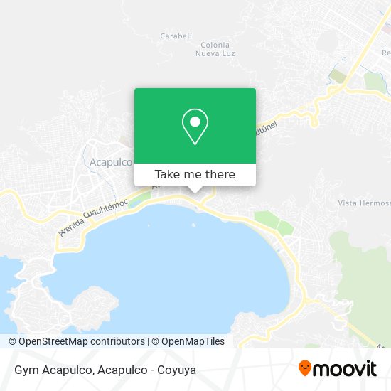 Gym Acapulco map