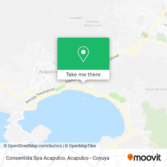 Consentida Spa Acapulco map