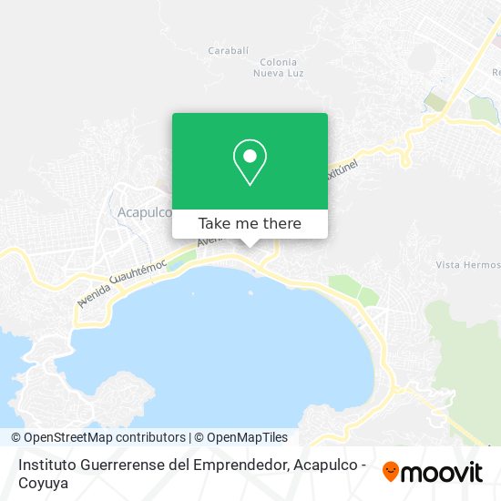 Instituto Guerrerense del Emprendedor map