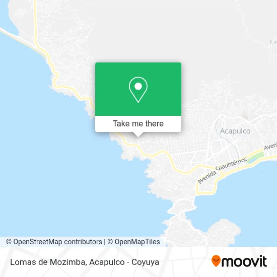 Lomas de Mozimba map