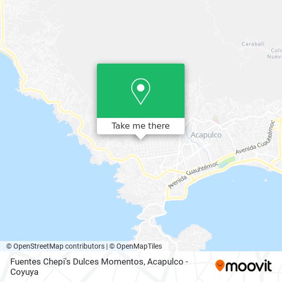 Fuentes Chepi's Dulces Momentos map