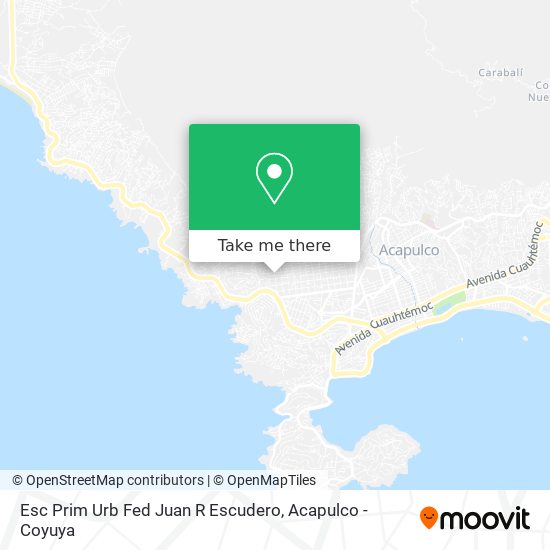 Esc Prim Urb Fed Juan R Escudero map