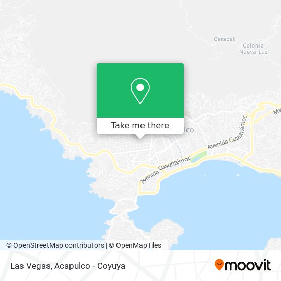 Las Vegas map