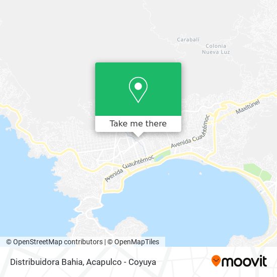 Distribuidora Bahia map
