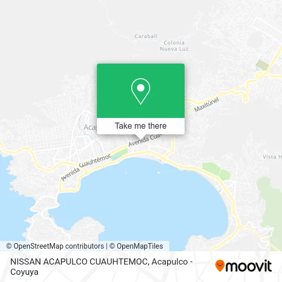 NISSAN ACAPULCO CUAUHTEMOC map