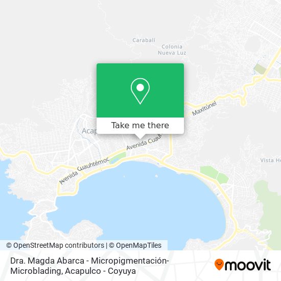Dra. Magda Abarca - Micropigmentación-Microblading map