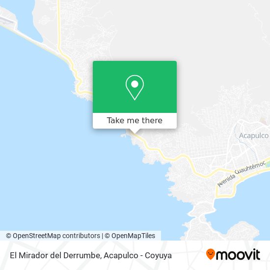Mapa de El Mirador del Derrumbe