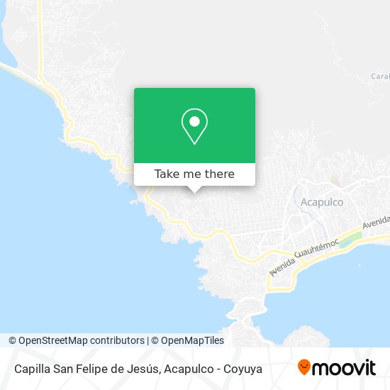 Capilla San Felipe de Jesús map