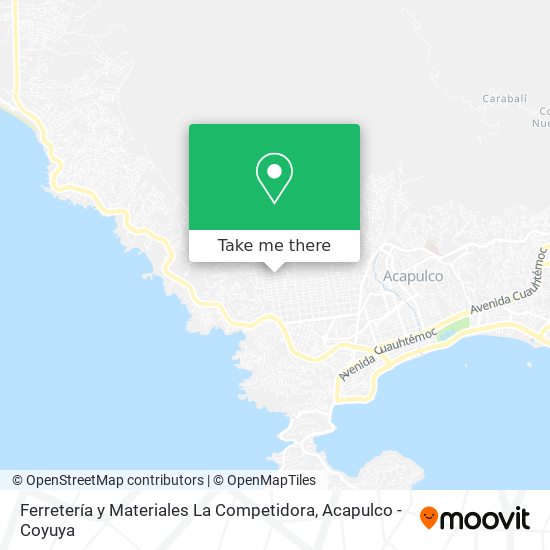 Ferretería y Materiales La Competidora map