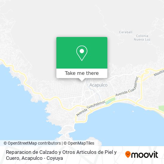 Reparacion de Calzado y Otros Articulos de Piel y Cuero map