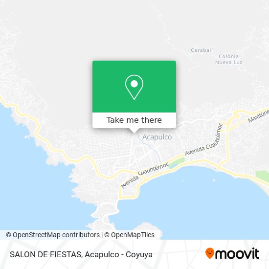 Mapa de SALON DE FIESTAS