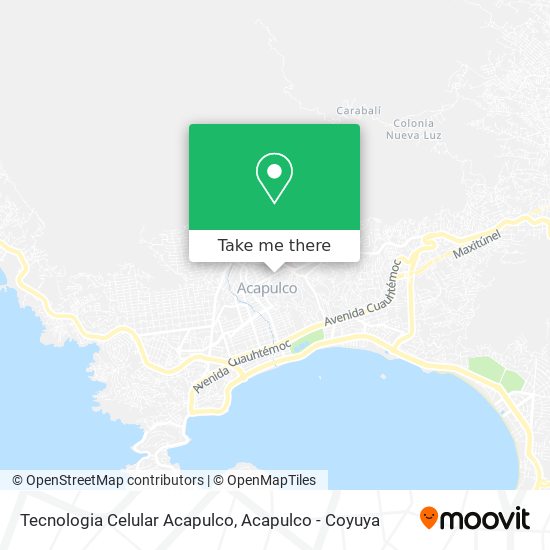 Tecnologia Celular Acapulco map