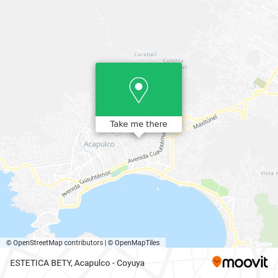 Mapa de ESTETICA BETY