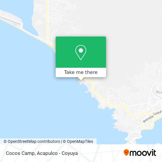 Cocos Camp map