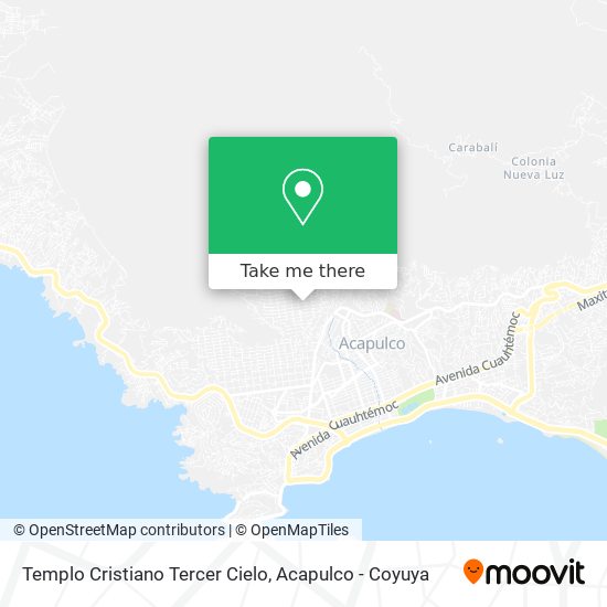 Templo Cristiano Tercer Cielo map