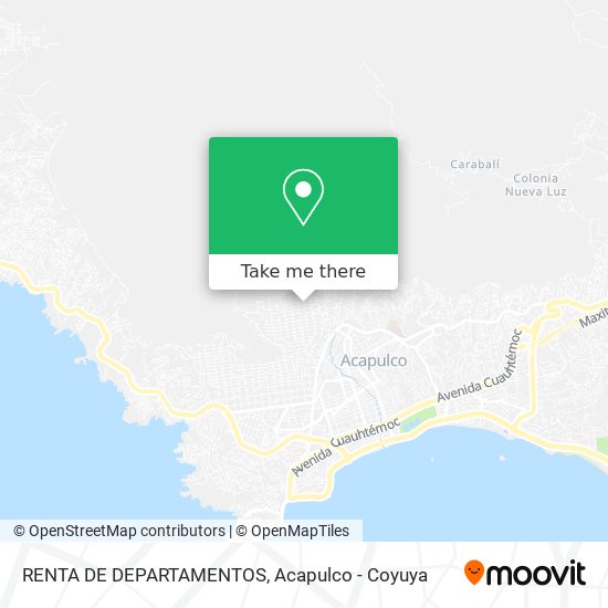RENTA DE DEPARTAMENTOS map