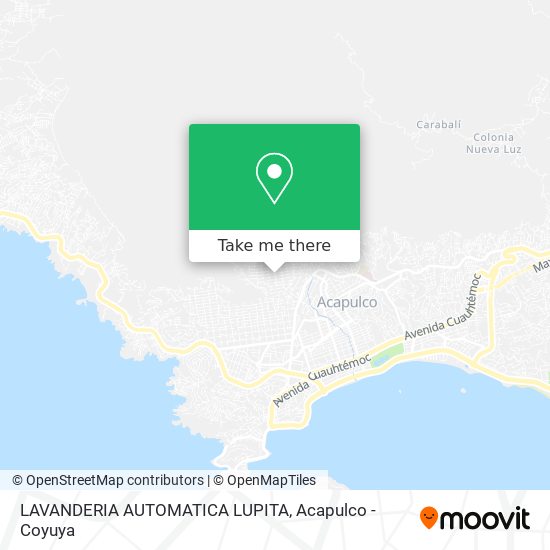 Mapa de LAVANDERIA AUTOMATICA LUPITA