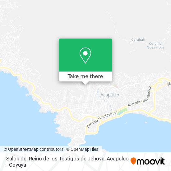 Salón del Reino de los Testigos de Jehová map