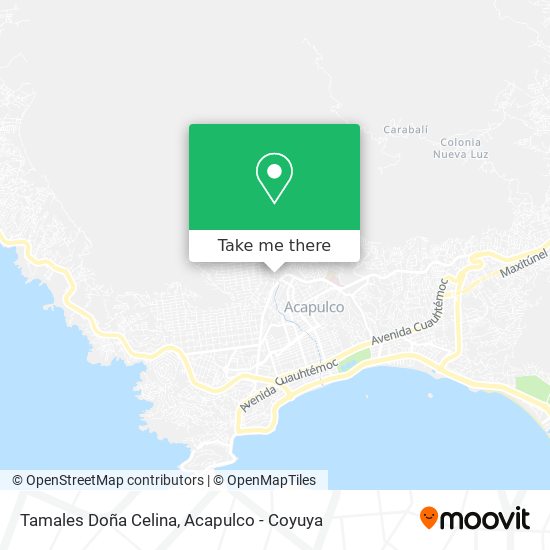 Mapa de Tamales Doña Celina