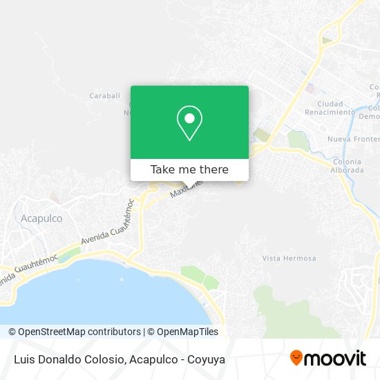 Luis Donaldo Colosio map