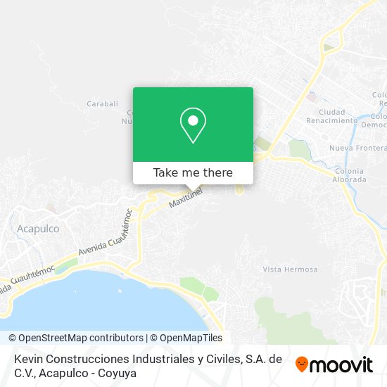 Kevin Construcciones Industriales y Civiles, S.A. de C.V. map