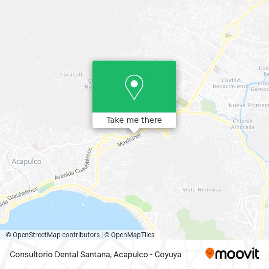 Mapa de Consultorio Dental Santana