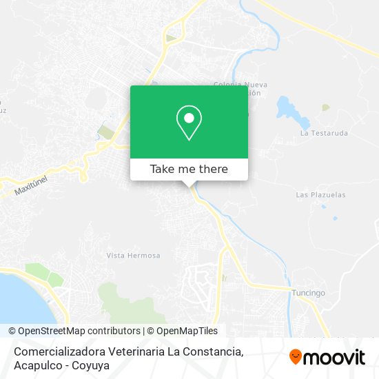 Mapa de Comercializadora Veterinaria La Constancia