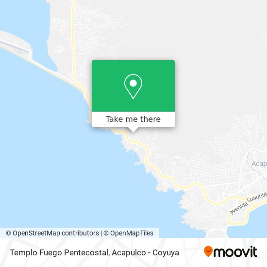 Templo Fuego Pentecostal map