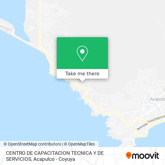 CENTRO DE CAPACITACION TECNICA Y DE SERVICIOS map
