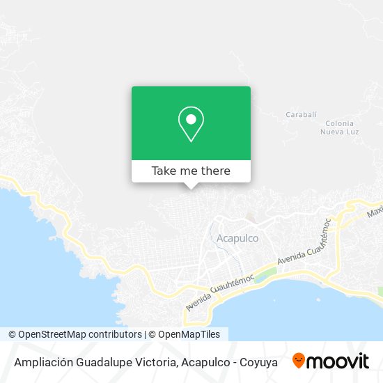 Mapa de Ampliación Guadalupe Victoria