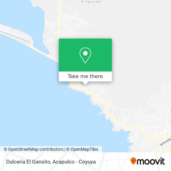 Mapa de Dulceria El Gansito