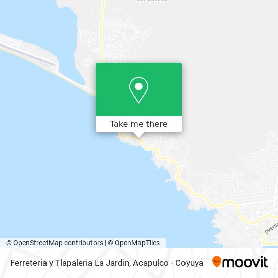 Ferreteria y Tlapaleria La Jardin map