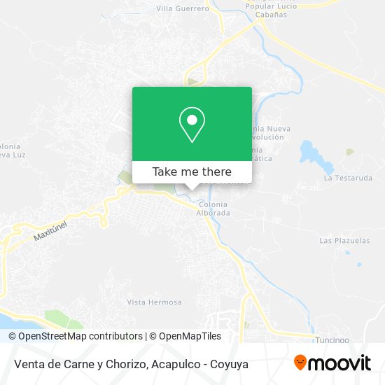 Venta de Carne y Chorizo map