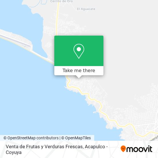 Venta de Frutas y Verduras Frescas map
