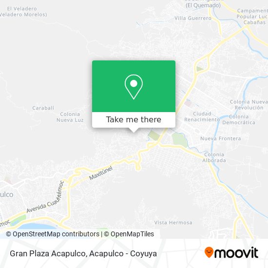 Mapa de Gran Plaza Acapulco