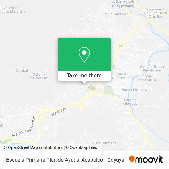 Escuela Primaria Plan de Ayutla map