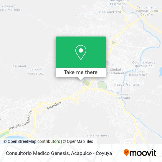 Mapa de Consultorio Medico Genesis